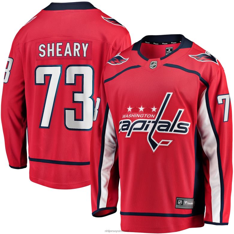 NHL Men Washington Capitals Conor Sheary Fanatics Branded Red Home Breakaway Player Jersey D002V1846 Clothing