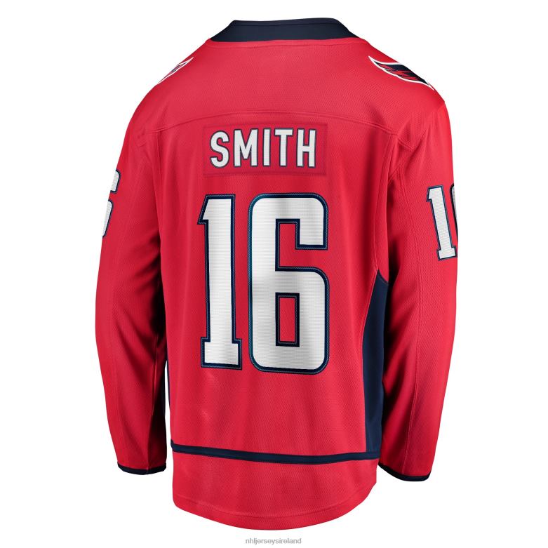 NHL Men Washington Capitals Craig Smith Fanatics Branded Red Home Breakaway Jersey D002V1986 Clothing