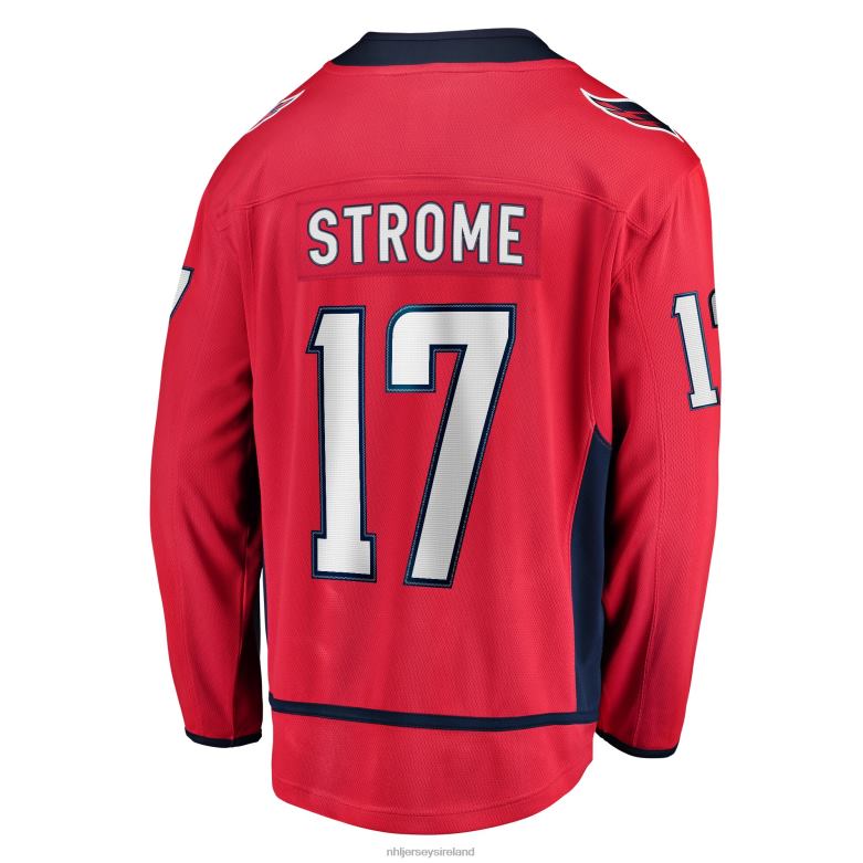NHL Men Washington Capitals Dylan Strome Fanatics Branded Red Home Breakaway Player Jersey D002V712 Clothing