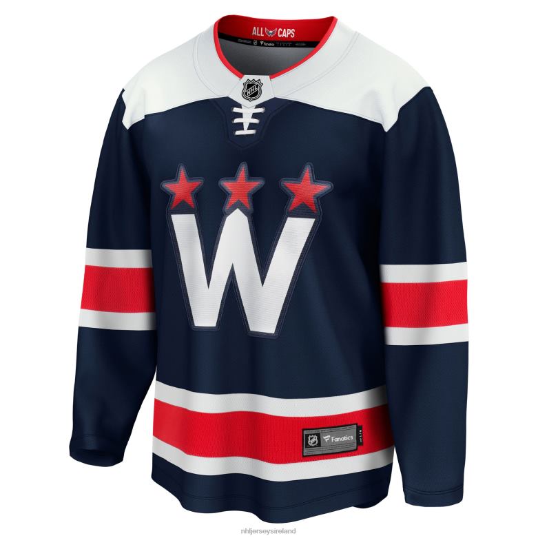NHL Men Washington Capitals Fanatics Branded Navy 2020/21 Alternate Premier Breakaway Jersey D002V888 Clothing