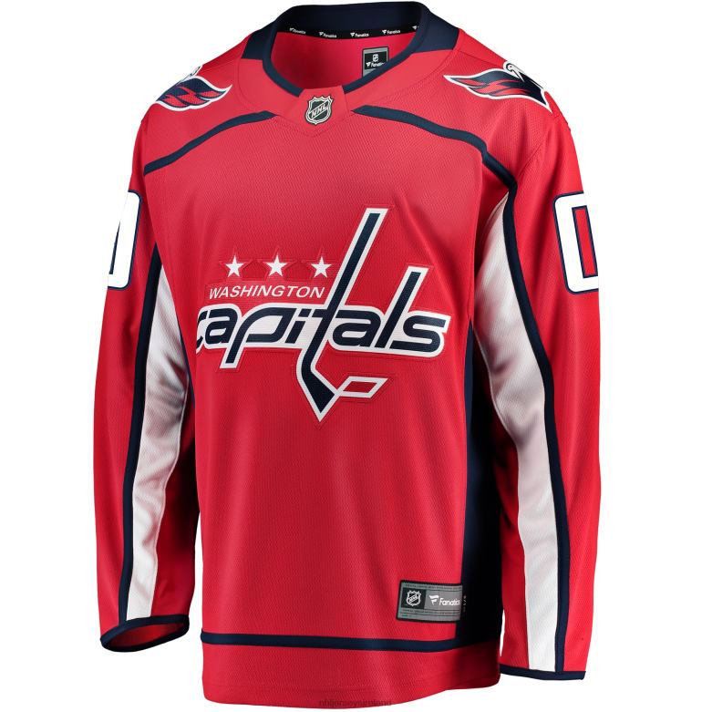 NHL Men Washington Capitals Fanatics Branded Red Home Breakaway Custom Jersey D002V601 Clothing