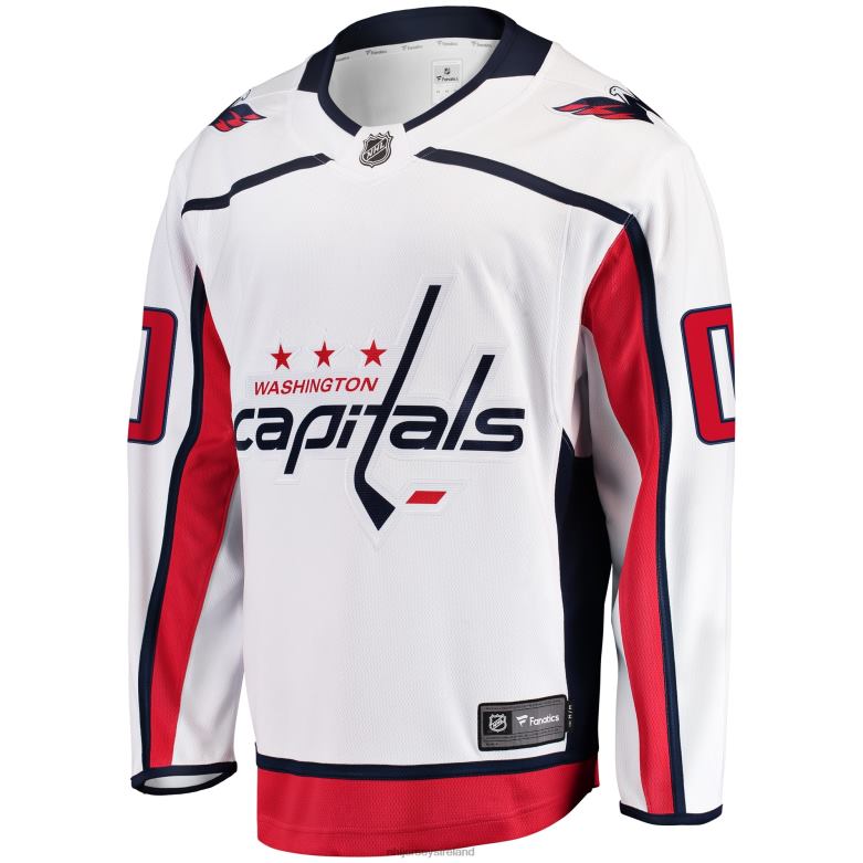 NHL Men Washington Capitals Fanatics Branded White Away Breakaway Custom Jersey D002V855 Clothing