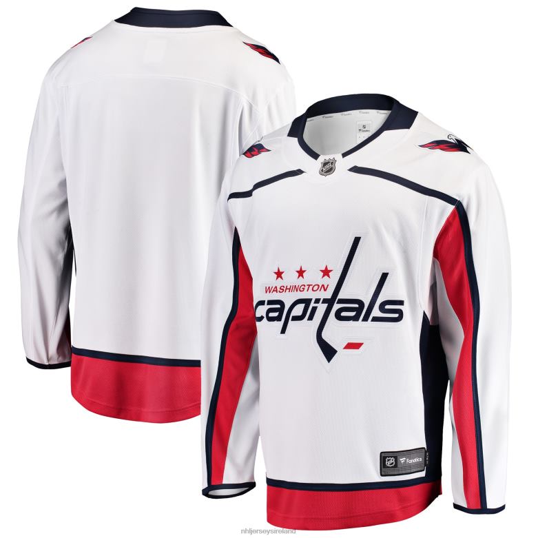 NHL Men Washington Capitals Fanatics Branded White Breakaway Away Jersey D002V940 Clothing