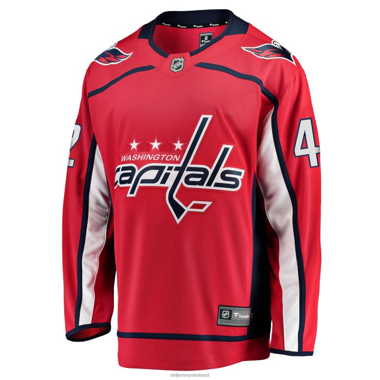 NHL Men Washington Capitals Martin Fehervary Fanatics Branded Red Home Breakaway Player Jersey D002V2436 Clothing