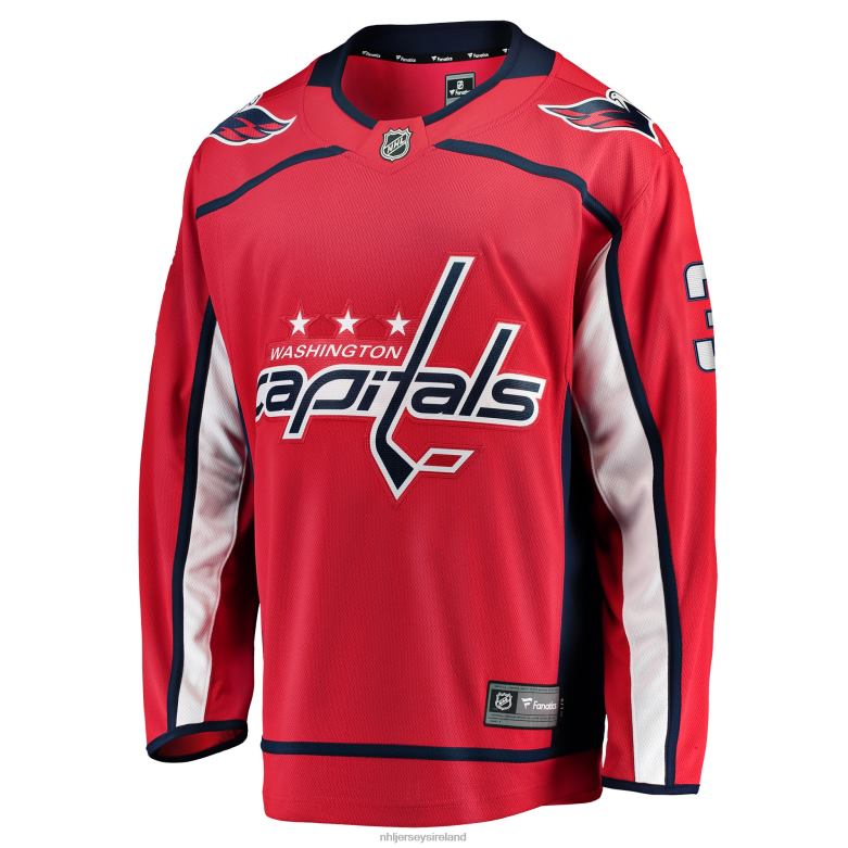 NHL Men Washington Capitals Nick Jensen Fanatics Branded Red Replica Player Jersey D002V1944 Clothing