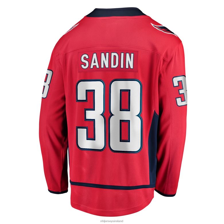 NHL Men Washington Capitals Rasmus Sandin Fanatics Branded Red Home Breakaway Jersey D002V1953 Clothing