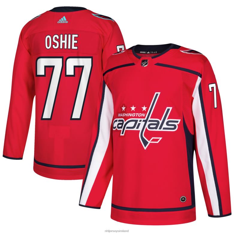 NHL Men Washington Capitals Tj Oshie Adidas Red Authentic Player Jersey D002V1999 Clothing