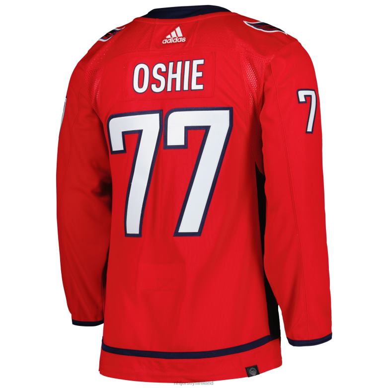 NHL Men Washington Capitals Tj Oshie Adidas Red Home Primegreen Authentic Pro Player Jersey D002V696 Clothing