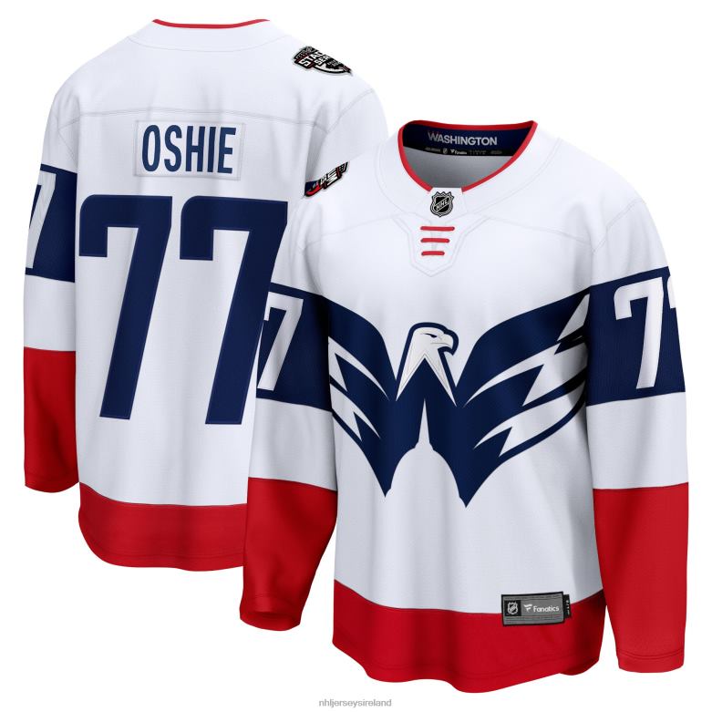 NHL Men Washington Capitals Tj Oshie Fanatics Branded White 2023 Stadium Series Breakaway Player Jersey D002V741 Clothing