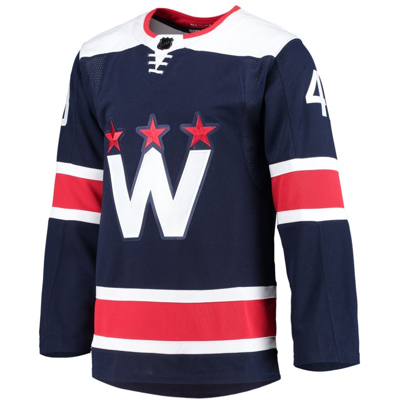 NHL Men Washington Capitals Tom Wilson Adidas Navy 2020/21 Alternate Primegreen Authentic Pro Player Jersey D002V1211 Clothing