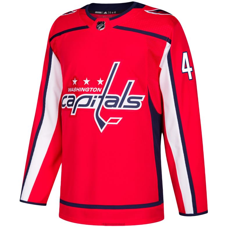 NHL Men Washington Capitals Tom Wilson Adidas Red Home Authentic Player Jersey D002V1719 Clothing