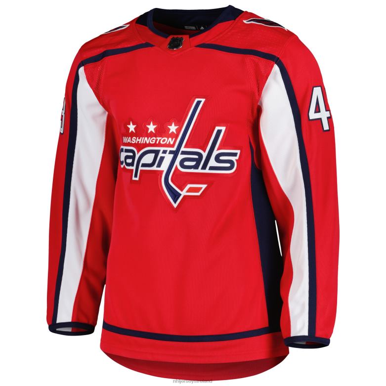 NHL Men Washington Capitals Tom Wilson Adidas Red Home Primegreen Authentic Pro Player Jersey D002V2427 Clothing