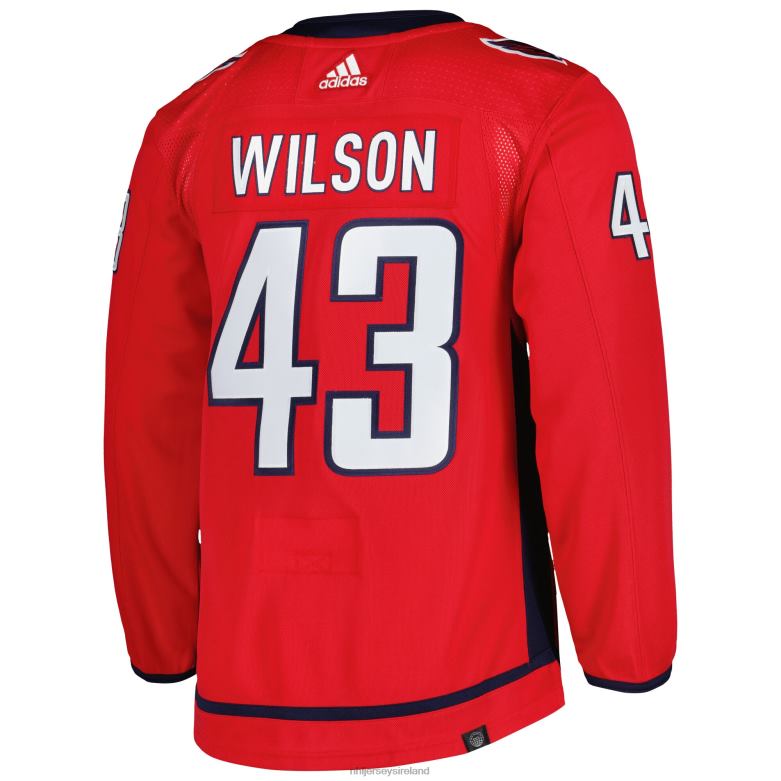 NHL Men Washington Capitals Tom Wilson Adidas Red Home Primegreen Authentic Pro Player Jersey D002V2427 Clothing