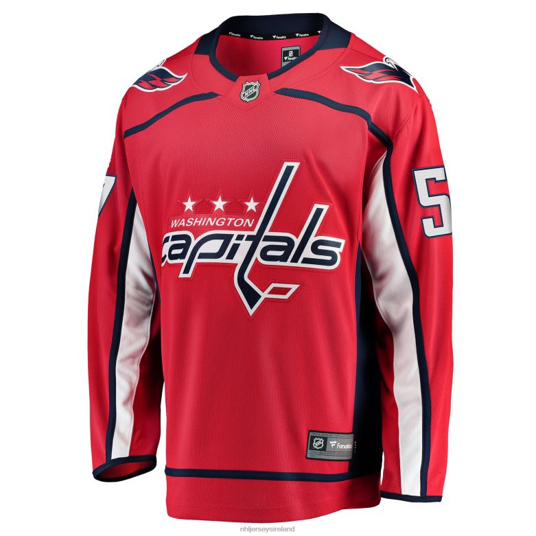 NHL Men Washington Capitals Trevor Van Riemsdyk Fanatics Branded Red Home Breakaway Jersey D002V2400 Clothing