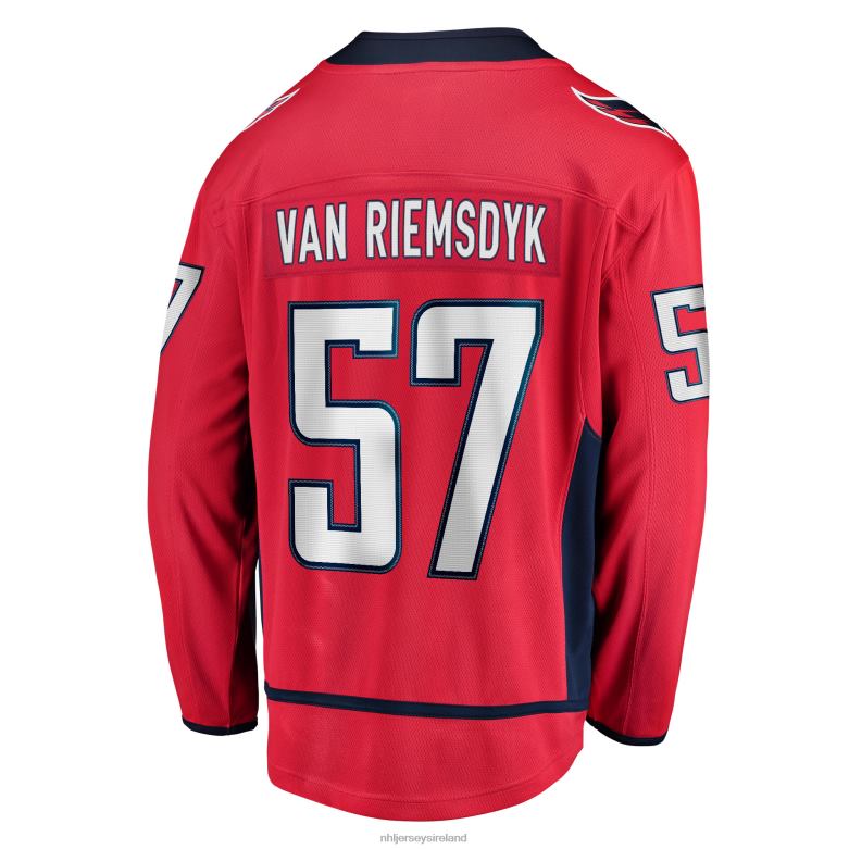 NHL Men Washington Capitals Trevor Van Riemsdyk Fanatics Branded Red Home Breakaway Jersey D002V2400 Clothing