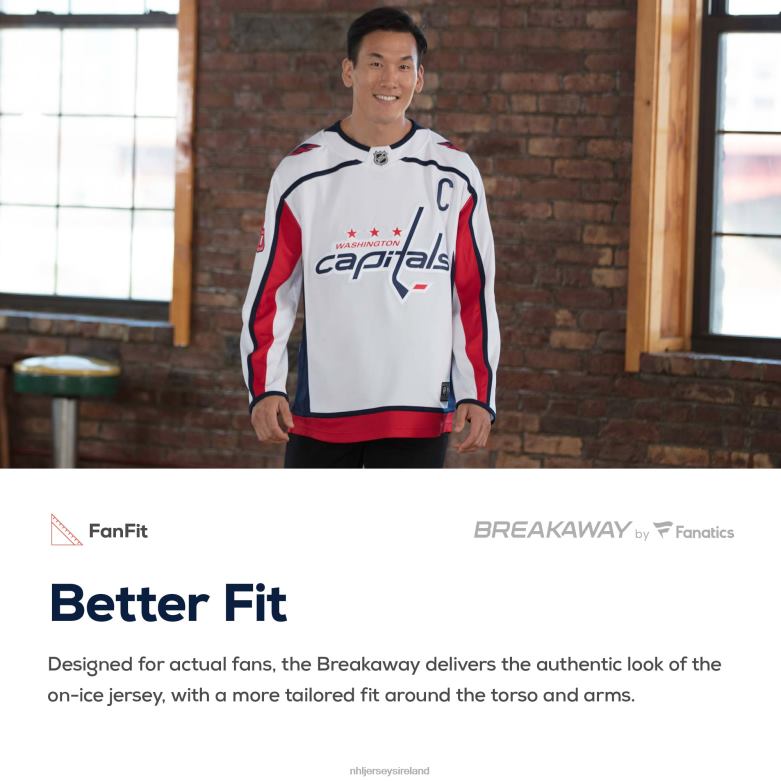 NHL Men Washington Capitals White 2018 Stanley Cup Champions Away Breakaway Custom Jersey D002V797 Clothing