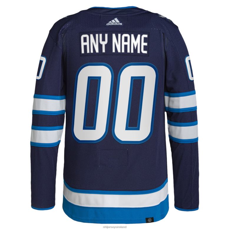 NHL Men Winnipeg Jets Adidas Navy Home Authentic Pro Custom Jersey D002V2391 Clothing
