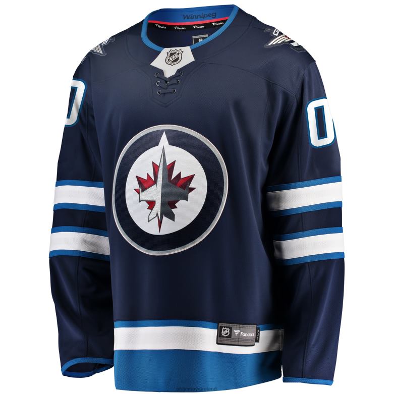 NHL Men Winnipeg Jets Fanatics Branded Blue Home Breakaway Custom Jersey D002V1026 Clothing