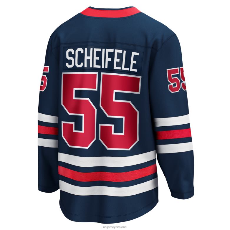 NHL Men Winnipeg Jets Mark Scheifele Fanatics Branded 2021/22 Alternate Premier Breakaway Player Jersey D002V1448 Clothing