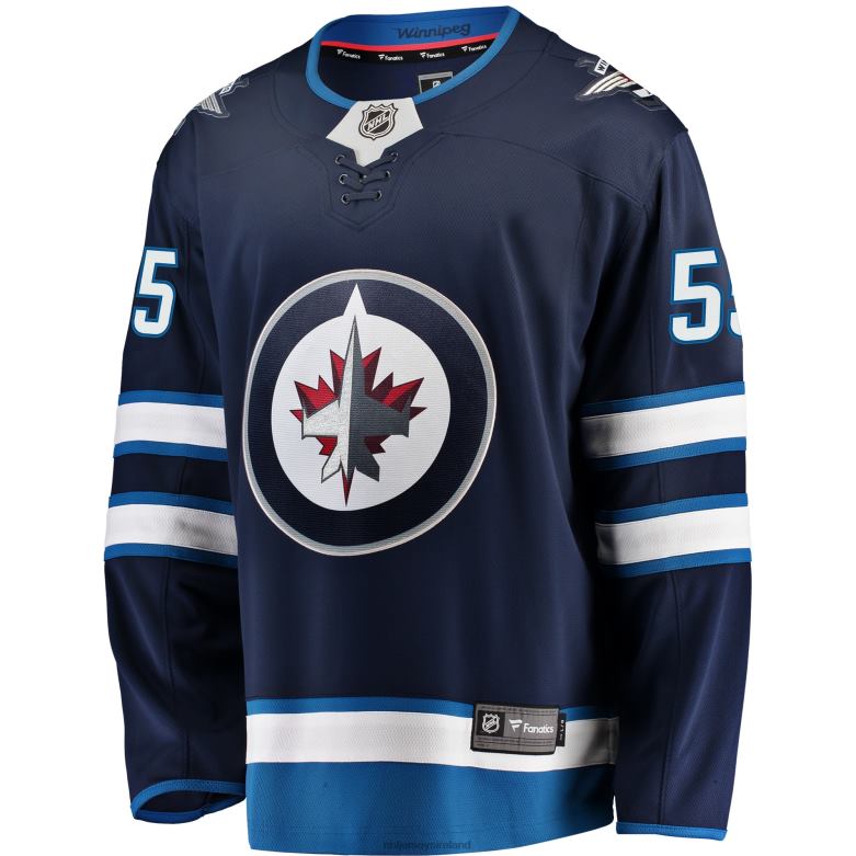 NHL Men Winnipeg Jets Mark Scheifele Fanatics Branded Navy Breakaway Replica Jersey D002V1335 Clothing