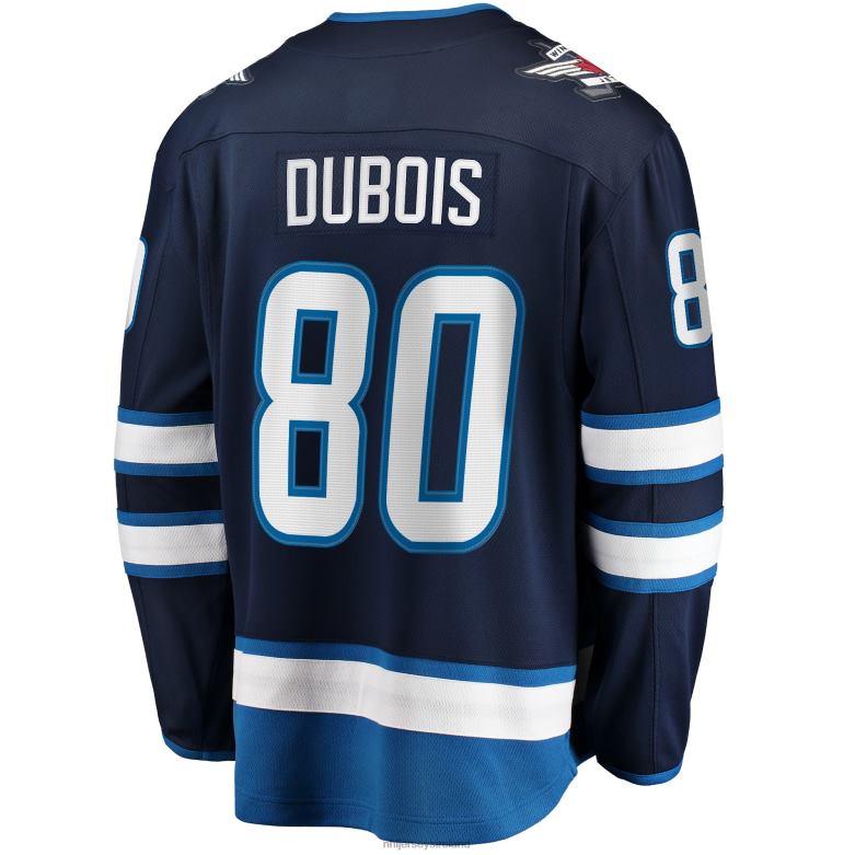 NHL Men Winnipeg Jets Pierre-Luc Dubois Fanatics Branded Navy Breakaway Player Jersey D002V1478 Clothing