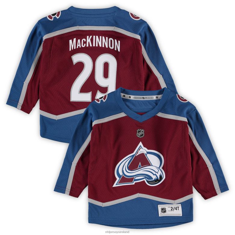 NHL Toddler Colorado Avalanche Nathan Mackinnon Burgundy Home Replica Player Jersey D002V433 Clothing