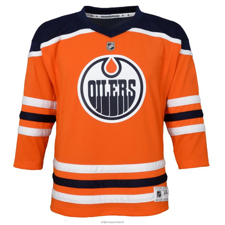 NHL Toddler Edmonton Oilers Orange Home Replica Custom Jersey D002V1364 Clothing