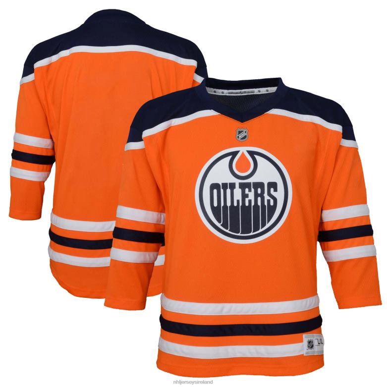 NHL Toddler Edmonton Oilers Orange Home Replica Jersey D002V1532 Clothing