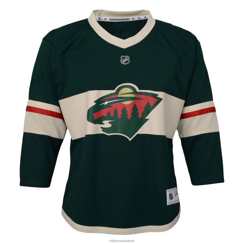 NHL Toddler Minnesota Wild Marc-Andre Fleury Green Home Replica Player Jersey D002V605 Clothing