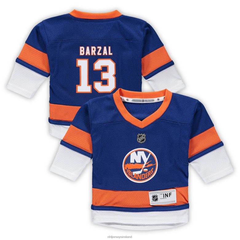 NHL Toddler New York Islanders Mathew Barzal Home Replica Player Jersey D002V920 Clothing