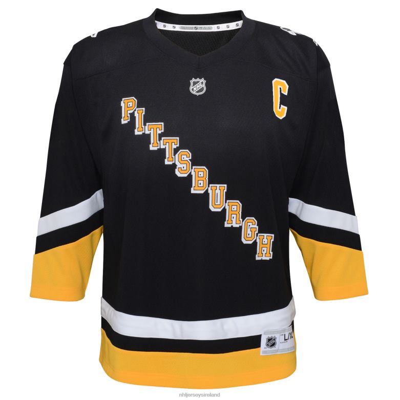 NHL Toddler Pittsburgh Penguins Sidney Crosby Black 2021/22 Alternate Replica Player Jersey D002V621 Clothing