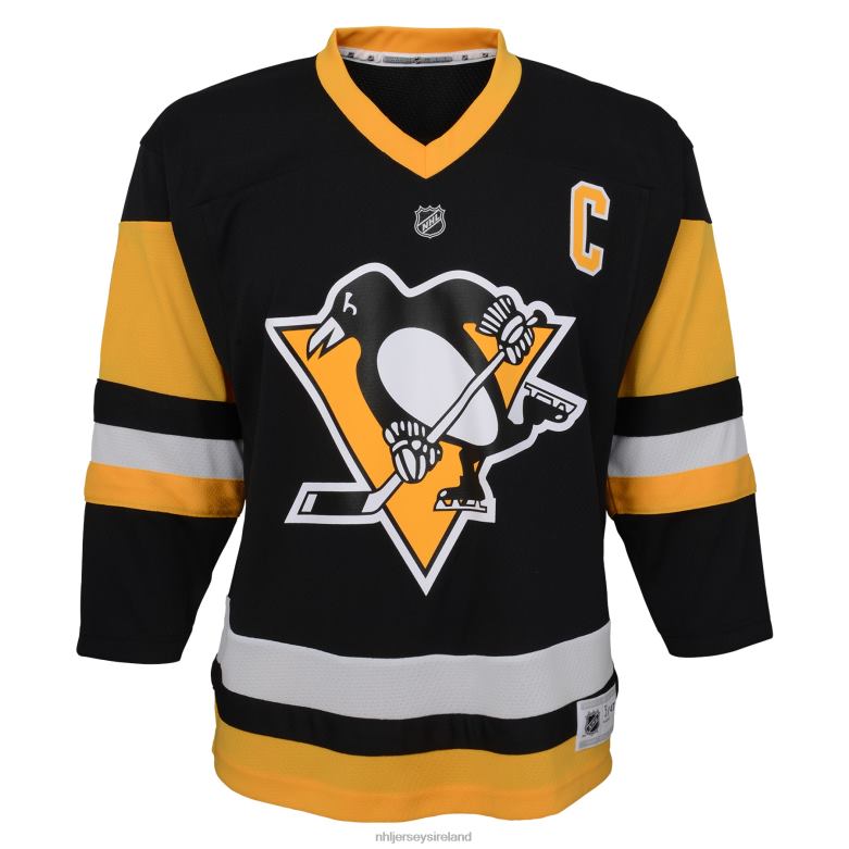 NHL Toddler Pittsburgh Penguins Sidney Crosby Black Replica Player Jersey D002V521 Clothing