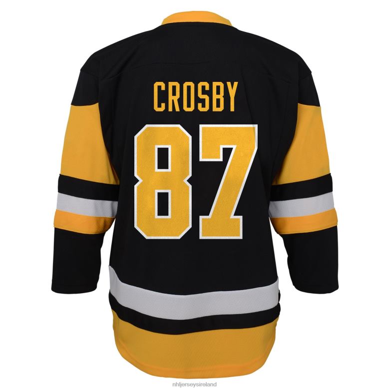 NHL Toddler Pittsburgh Penguins Sidney Crosby Black Replica Player Jersey D002V521 Clothing