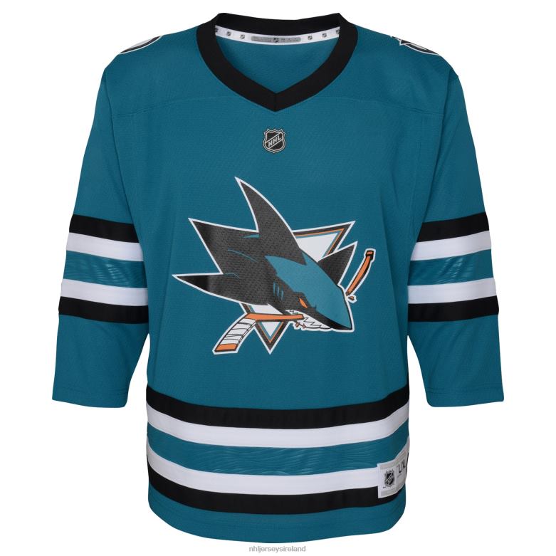 NHL Toddler San Jose Sharks Teal Home Replica Custom Jersey D002V1562 Clothing