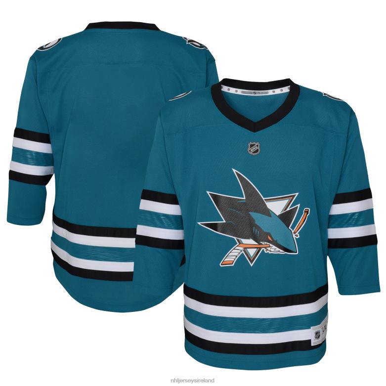 NHL Toddler San Jose Sharks Teal Home Replica Jersey D002V982 Clothing