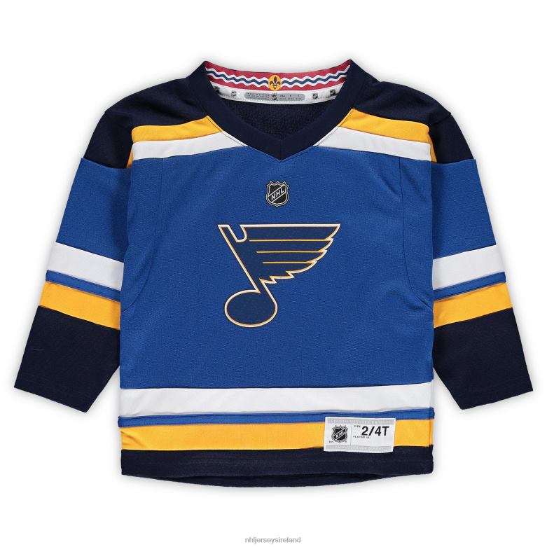 NHL Toddler St Louis Blues Jordan Binnington Blue Home Replica Player Jersey D002V901 Clothing