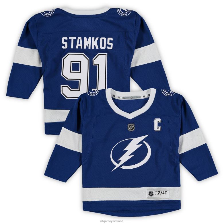 NHL Toddler Tampa Bay Lightning Steven Stamkos Blue Replica Team Player Jersey D002V819 Clothing