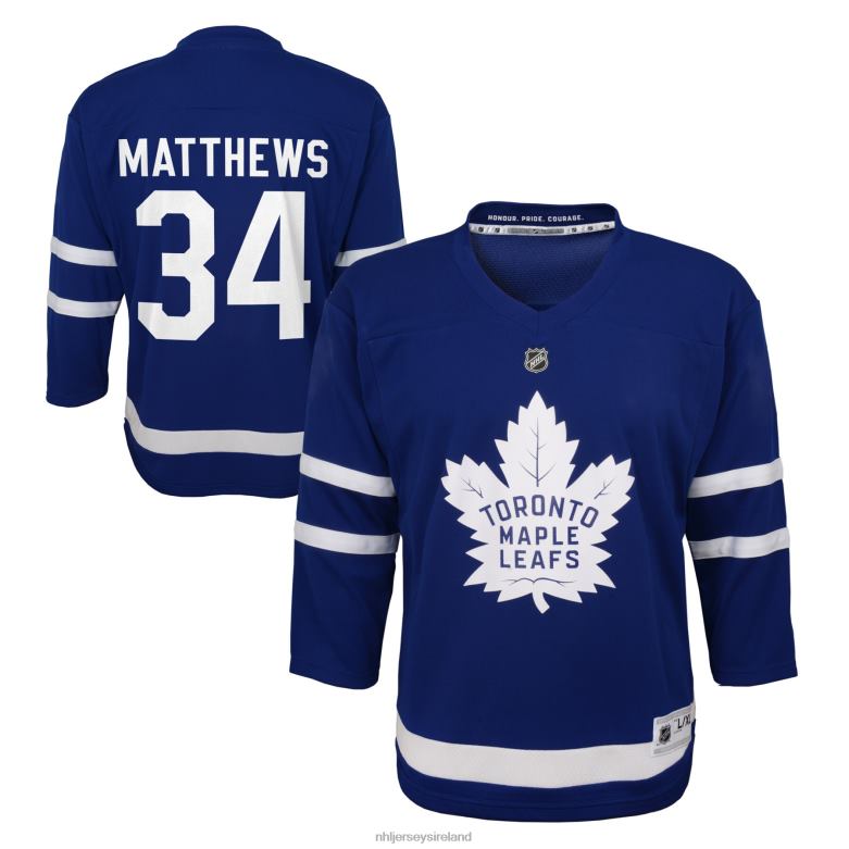 NHL Toddler Toronto Maple Leafs Auston Matthews Royal Replica Player Jersey D002V718 Clothing