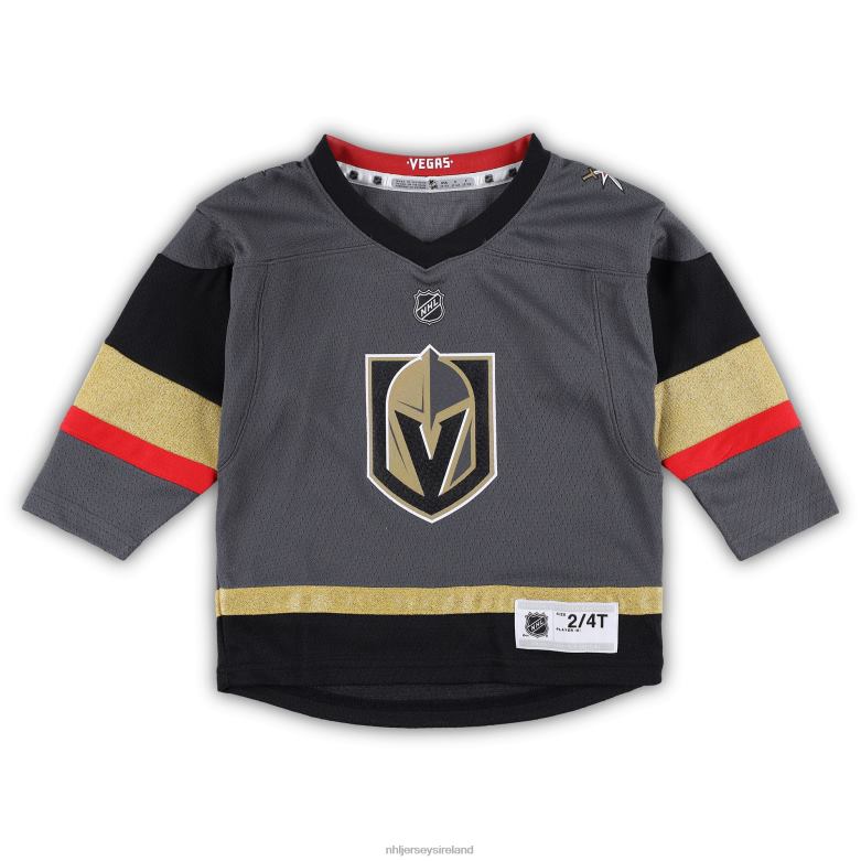 NHL Toddler Vegas Golden Knights Gray 2022/23 Home Replica Jersey D002V795 Clothing