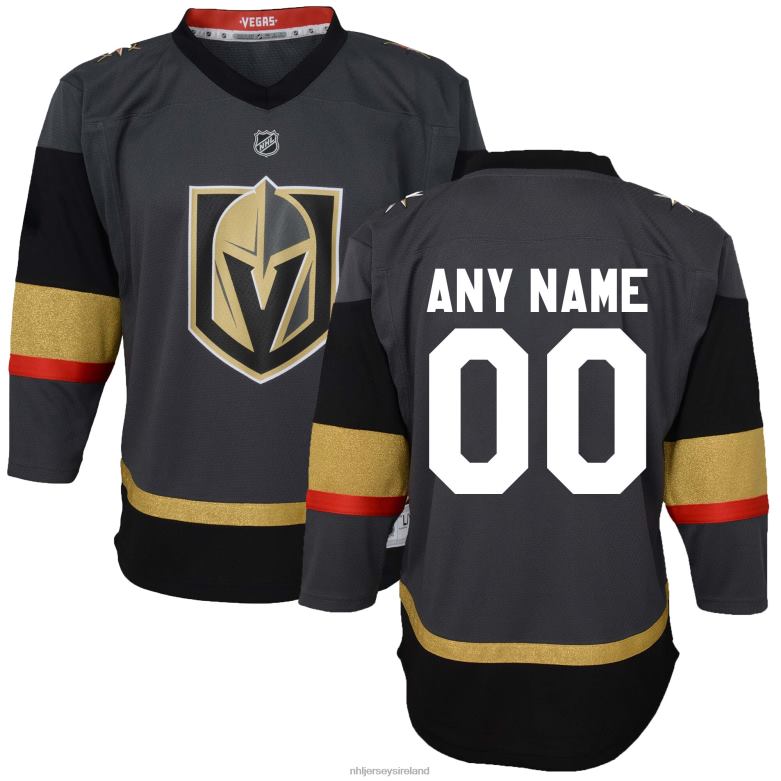NHL Toddler Vegas Golden Knights Gray Alternate Replica Custom Jersey D002V1597 Clothing