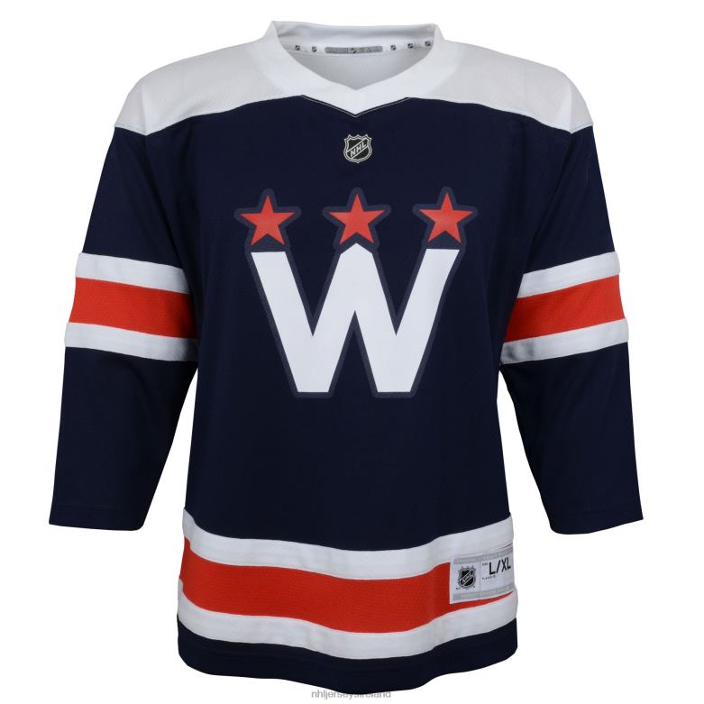 NHL Toddler Washington Capitals Navy 2020/21 Alternate Replica Jersey D002V837 Clothing