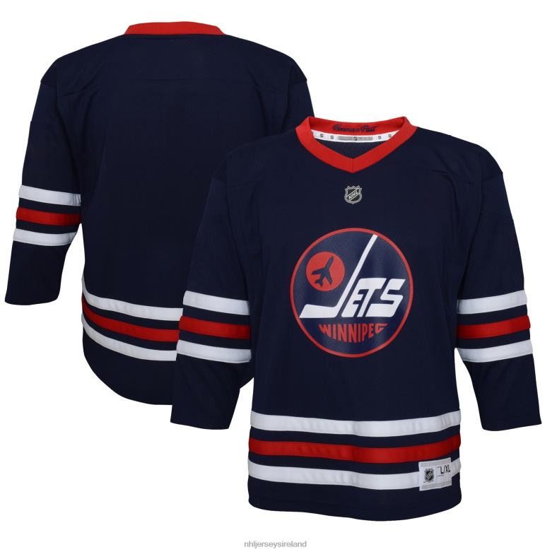 NHL Toddler Winnipeg Jets Navy 2021/22 Alternate Replica Jersey D002V1635 Clothing