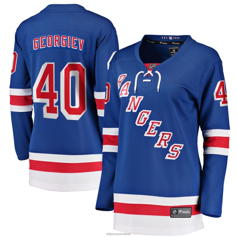 NHL Women Alexandar Georgiev New York Rangers Fanatics Branded Home Breakaway Player Jersey - Blue D002V2361 Clothing