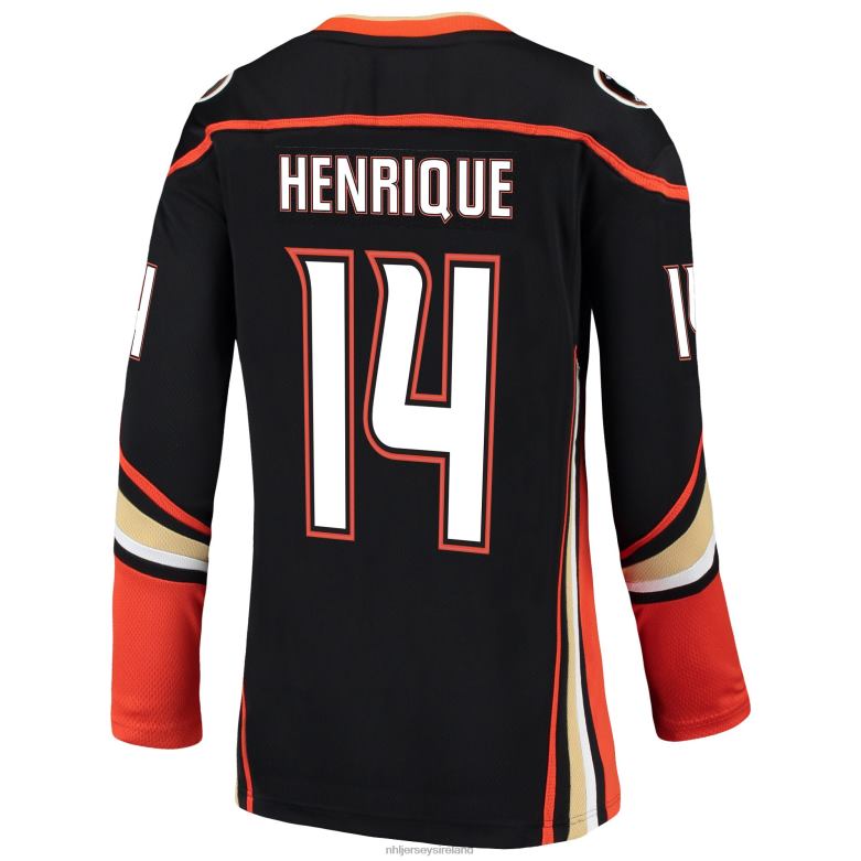 NHL Women Anaheim Ducks Adam Henrique Fanatics Branded Black Breakaway Jersey D002V2098 Clothing