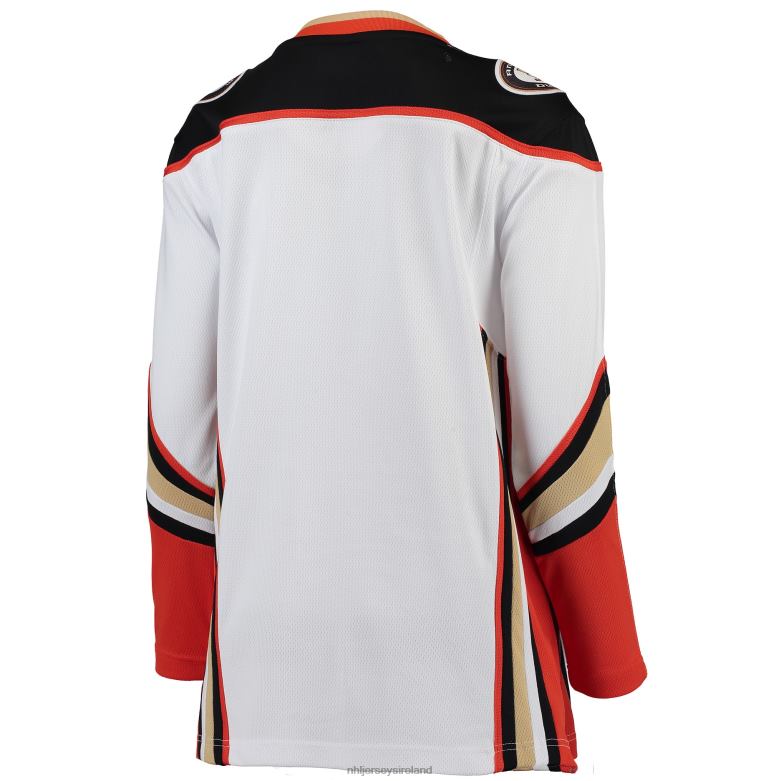 NHL Women Anaheim Ducks Fanatics Branded White Away Breakaway Jersey D002V1310 Clothing