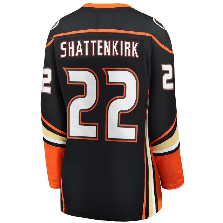NHL Women Anaheim Ducks Kevin Shattenkirk Fanatics Branded Black Home Breakaway Jersey D002V2135 Clothing