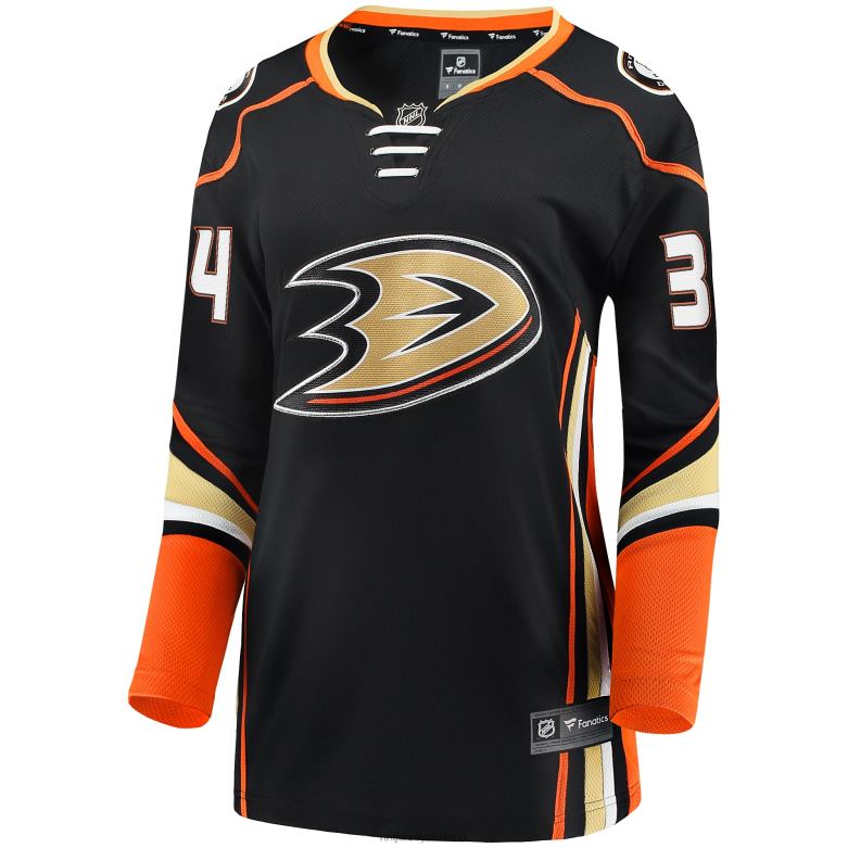 NHL Women Anaheim Ducks Sam Steel Fanatics Branded Black 2017 Breakaway Player Jersey D002V2134 Clothing