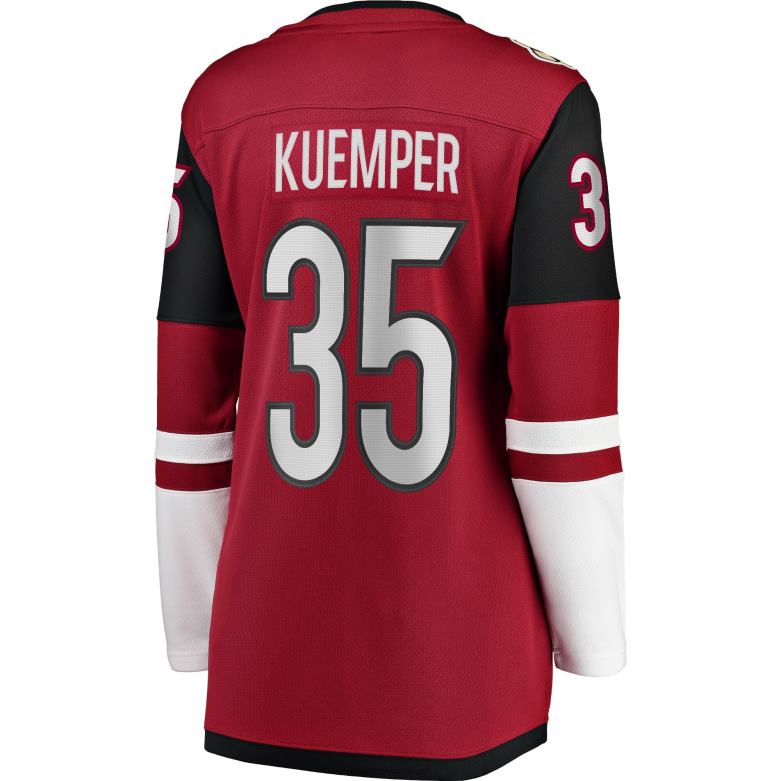 NHL Women Arizona Coyotes Darcy Kuemper Fanatics Branded Garnet Home Premier Breakaway Player Jersey D002V1683 Clothing