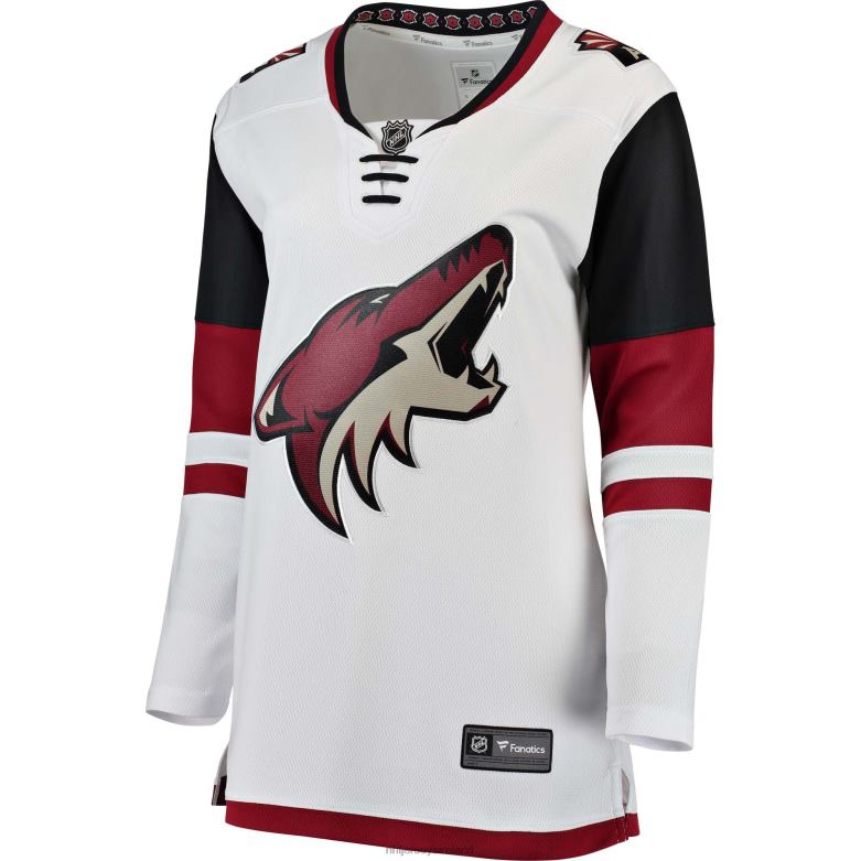 NHL Women Arizona Coyotes Fanatics Branded White Away Breakaway Jersey D002V1715 Clothing