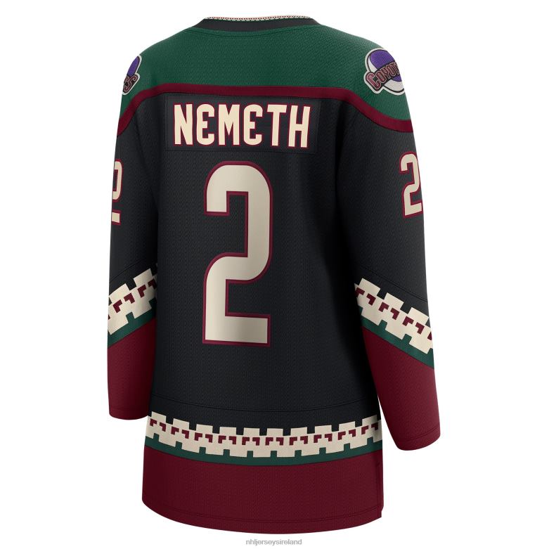 NHL Women Arizona Coyotes Patrik Nemeth Fanatics Branded Black Home Breakaway Player Jersey D002V2113 Clothing